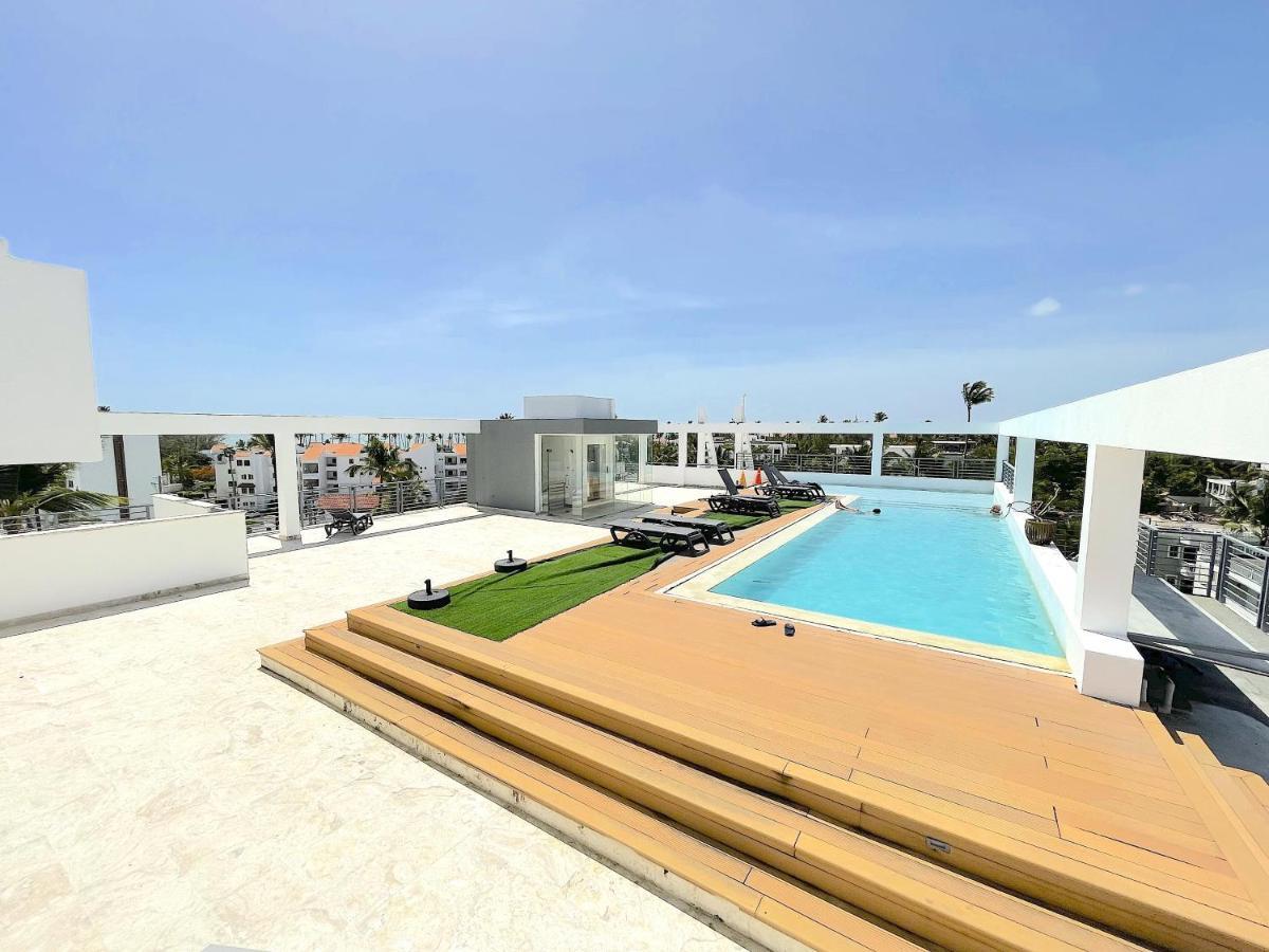 Rooftop Pool Ducassi Studio Suites Deluxe Hotel Beach Club & Spa Punta Cana Bagian luar foto