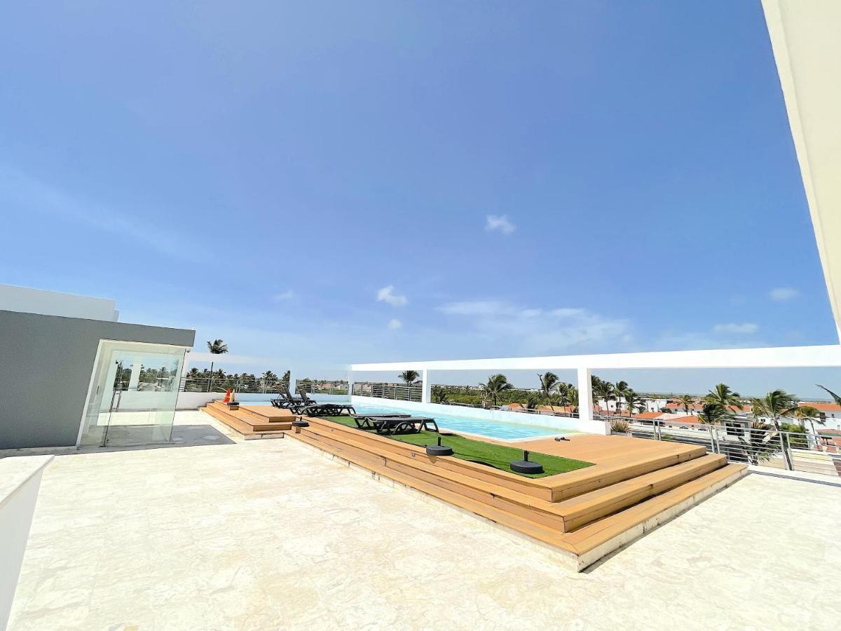 Rooftop Pool Ducassi Studio Suites Deluxe Hotel Beach Club & Spa Punta Cana Bagian luar foto