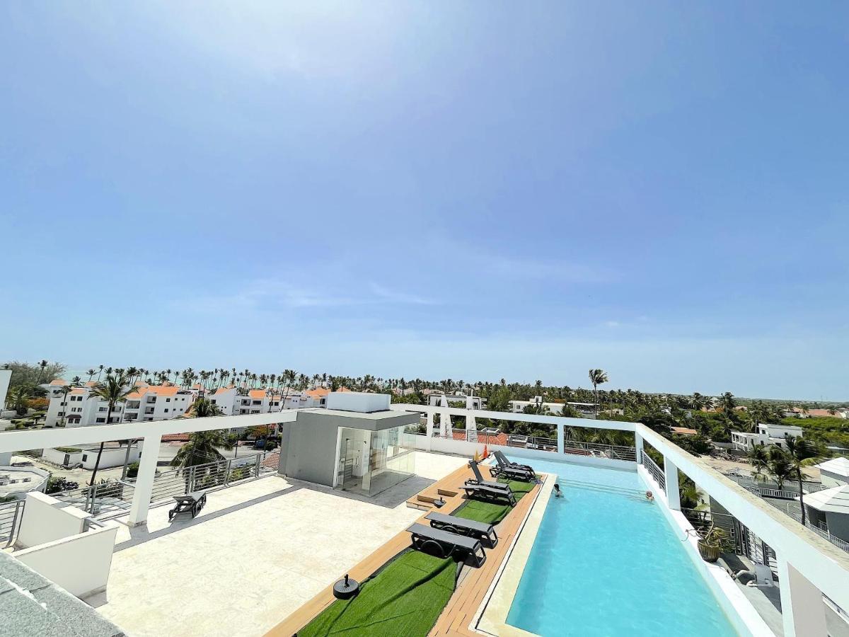 Rooftop Pool Ducassi Studio Suites Deluxe Hotel Beach Club & Spa Punta Cana Bagian luar foto