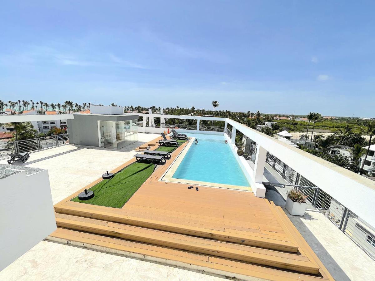 Rooftop Pool Ducassi Studio Suites Deluxe Hotel Beach Club & Spa Punta Cana Bagian luar foto